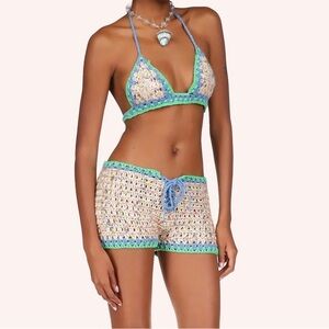 Anna sui crochet bikini top